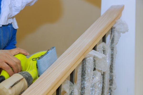 Handrail Sanding in Bountiful