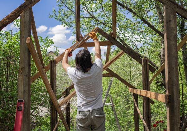 Wood Pergola Repair in Bountiful